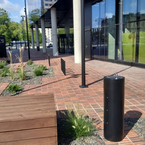 Zdrój wody pitnej Zdrojownia GRF, postumentowy, 1*misa okrągła