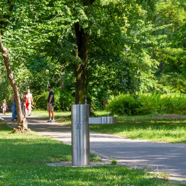 Zdrój wody pitnej Zdrojownia GRM, 2*misa okrągła