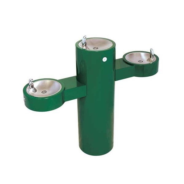 Zdrój wody pitnej Zdrojownia GRQ, 3*misa okrągła, satynowy