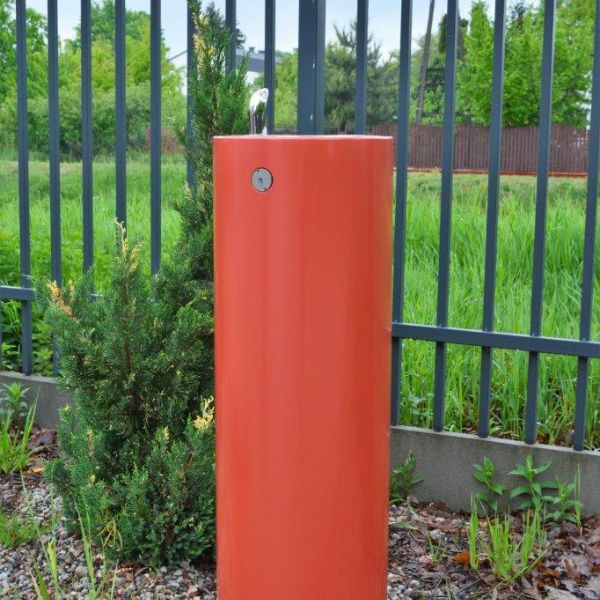 Zdrój wody pitnej Zdrojownia GRF-PF, postumentowy, 1*misa okrągła, poidełko