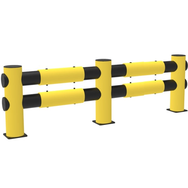 Elastyczna bariera ochronna do ciężkich zastosowań d-flexx HOTEL, 2 belki