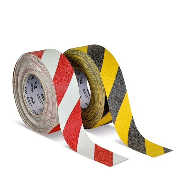 Taśma antypoślizgowa Hazard Warning, rolka, żółta/czarna, S*D 75 mm*18,3 m