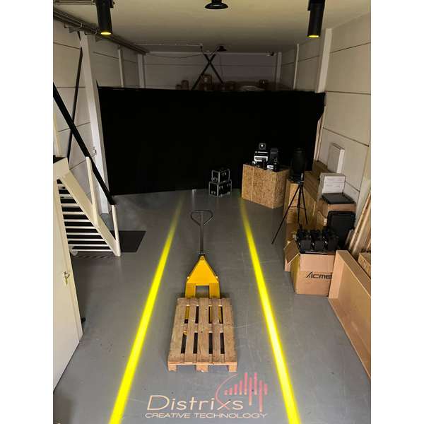 Projektor przemysłowy LED GOBO, 100W, optyka 20°, zewnętrzny, obrotowy, IP65