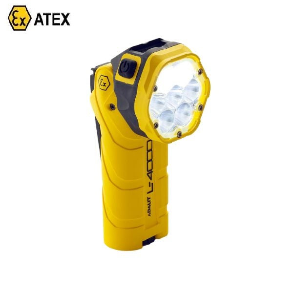 Latarka Ex ATEX Topserw ADALIT L-4000A bateryjna, ruchoma głowica, 7*LED, Zone ‘0’, ‘20’