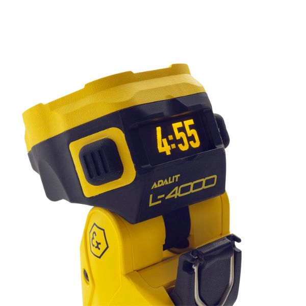 Latarka Ex ATEX Topserw ADALIT L-4000 akumulatorowa, ruchoma głowica, 7*LED, Zone ‘0’, ‘20’