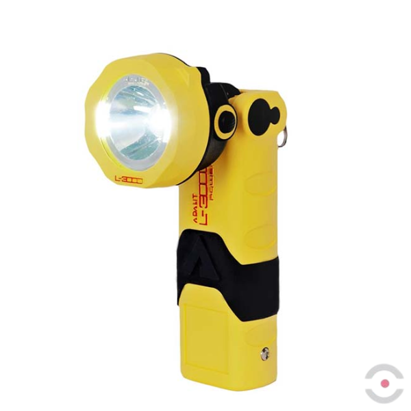 Latarka Ex ATEX Topserw ADALIT L-3000P akumulatorowa, ruchoma głowica, 3*LED, Zone ‘0’, ‘20’