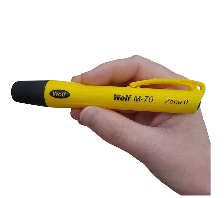 Latarka Ex ATEX Topserw WOLF M-70 bateryjna, kontrolna, 1*LED, Zone ‘0’, ‘20’