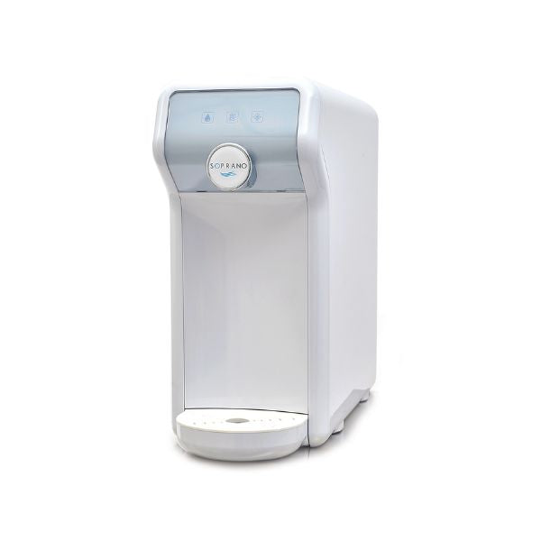 Dystrybutor wody pitnej Zdrojownia COMPACT HOT, stołowy, biały, woda gorąca, chłodzona