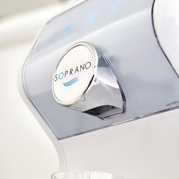 Dystrybutor wody pitnej Zdrojownia COMPACT FIZZ, stołowy, biały, woda gazowana, chłodzona