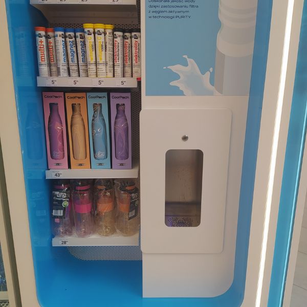 Dystrybutor wody pitnej Zdrojownia WALL INCASSO 1P COLD, wnękowy