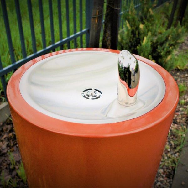 Zdrój wody pitnej Zdrojownia GRF, postumentowy, 1*misa okrągła