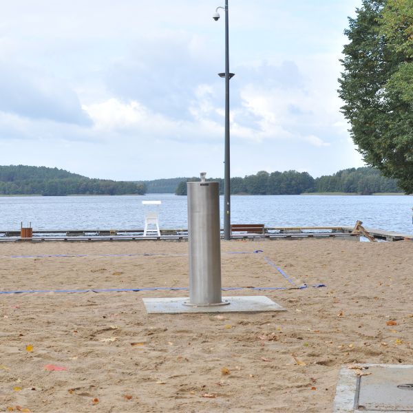 Zdrój wody pitnej Zdrojownia GRF, postumentowy, 1*misa okrągła