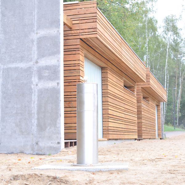 Zdrój wody pitnej Zdrojownia GRF, postumentowy, 1*misa okrągła