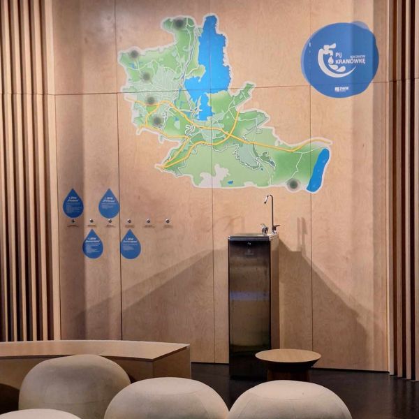 Dystrybutor wody pitnej Zdrojownia PANTAREI 20, woda chłodzona