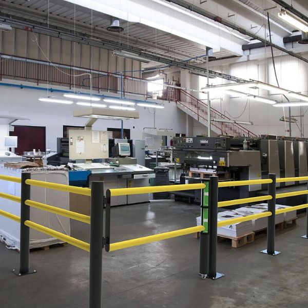 Elastyczna bariera ochronna d-flexx DELTA, 3 belki