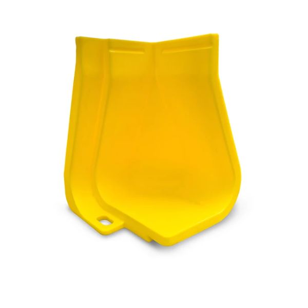 Zbiornik przeciwrozlewowy, modułowy Topserw, pokrywa ściany, żółty, WALL