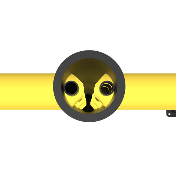 Elastyczna bariera ochronna d-flexx DELTA, 3 belki