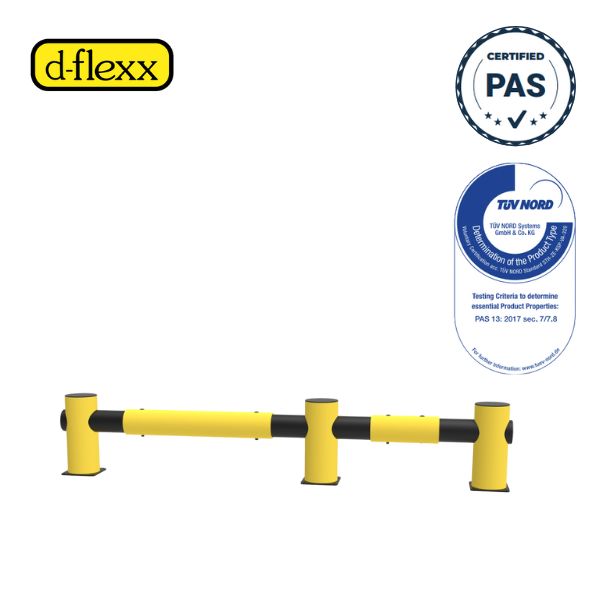Elastyczna bariera ochronna d-flexx CHARLIE, 1 belka