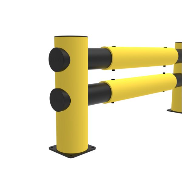 Elastyczna bariera ochronna do ciężkich zastosowań d-flexx HOTEL, 2 belki