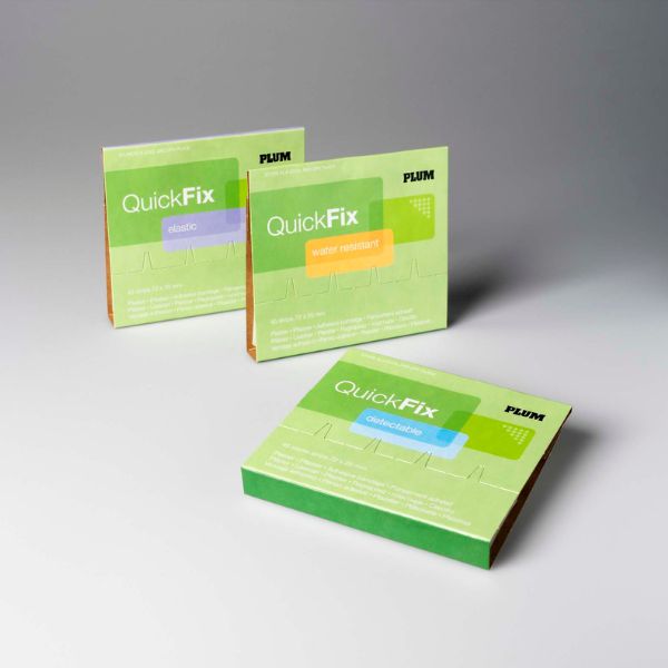 Plastry Plum QuickFix, elastyczne 45 szt, 72*25 mm, uzupełnienie