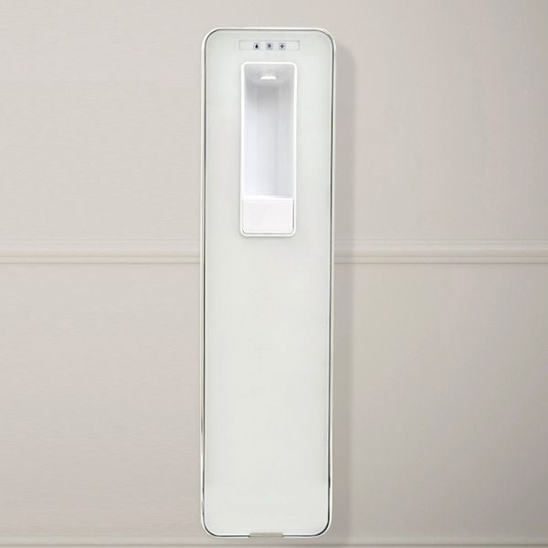 Dystrybutor wody pitnej Zdrojownia FLAT FIZZ, przycisk, podajnik do kubków, biały, woda gazowana, chłodzona