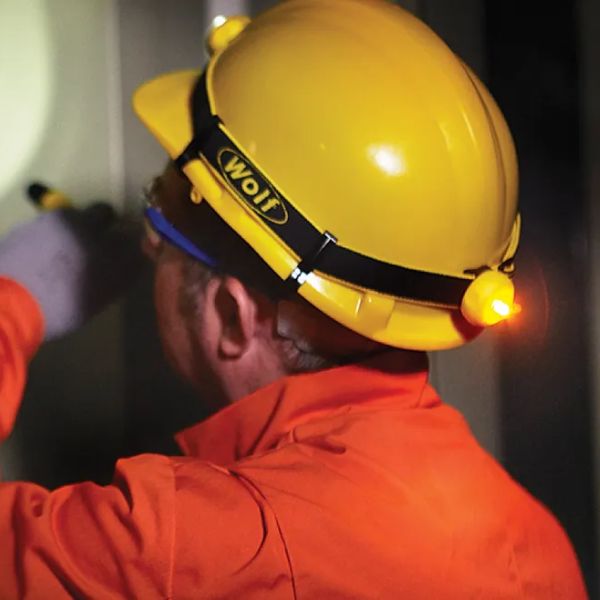 Wskaźnik ostrzegawczy Ex ATEX Topserw WOLF ML-15W bateryjny, 1*LED (biały), Zone ‘1’, ‘21’