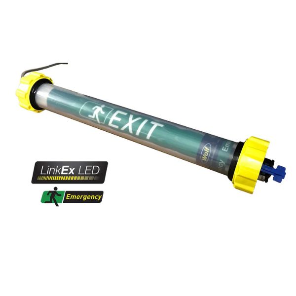 Oprawa awaryjna Ex ATEX Topserw WOLF LX-400EH, zasilanie 110 V, kabel 10 m, wtyk, 180°, Zone ‘1’, ‘21’