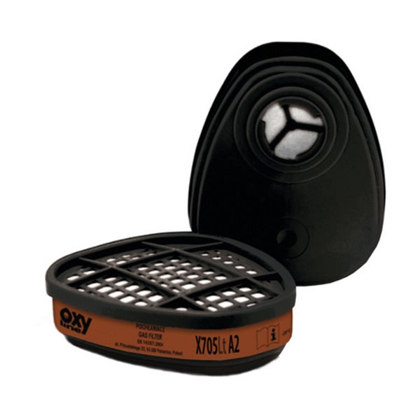 Pochłaniacz Oxyline OXYPRO X705Lt A2, bagnet, lekki, 1 para