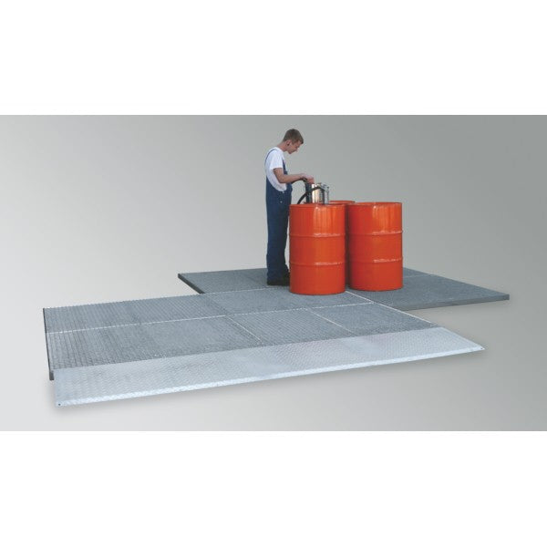 Platforma robocza stalowa Topserw 80 l, S*D*W 1000*1000*123 mm, wanna wychwytowa, LOW