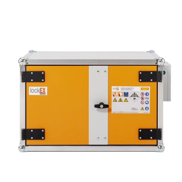 Szafa zabezpieczająca Topserw BATT S, ładowanie akumulatorów, 230V, 1 półka, 9 gniazd, bez nóżek, Premium 8/5, (VDMA 24994)