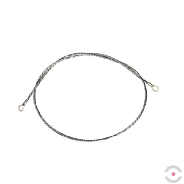 Przewód antyelektrostatyczny, nieizolowany, długość 1000 mm, 2*złączka 6 mm