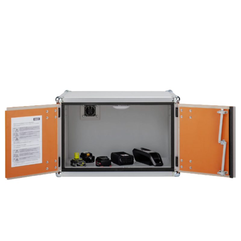 Szafa zabezpieczająca Topserw BATT S, składowanie baterii i akumulatorów, bez nóżek, 8/5, (VDMA 24994)