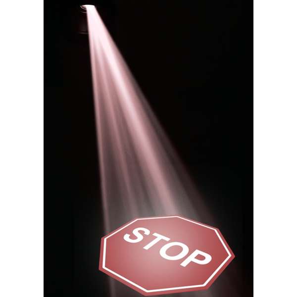 Projektor przemysłowy LED GOBO, 80W, optyka 20°, zewnętrzny, obrotowy, IP65