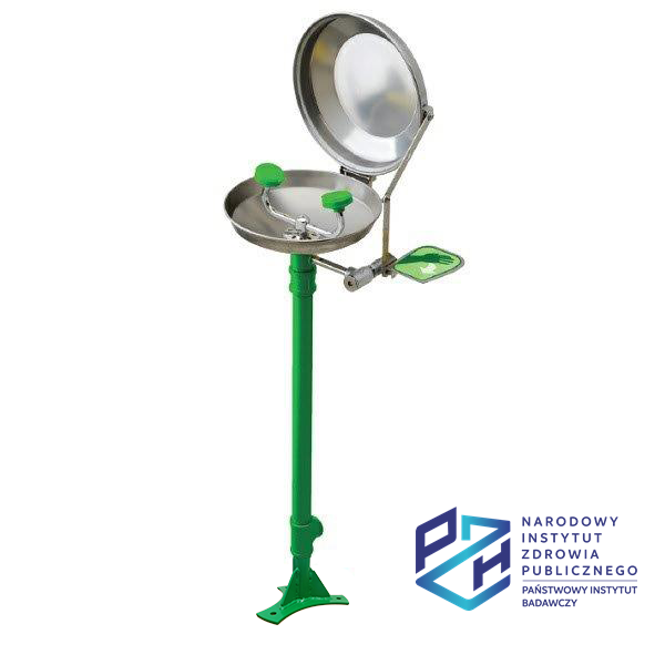 Oczomyjka Topserw, myjka do oczu i twarzy, misa SN, mocowana do podłogi, pokrywa SN