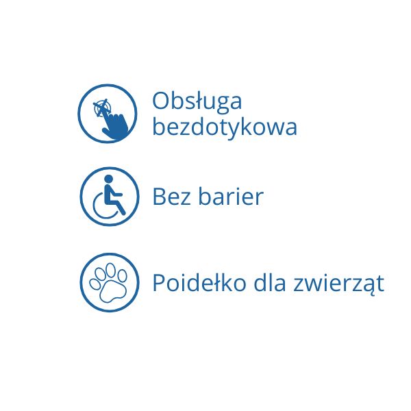 Stacja mycia rąk Zdrojownia GWJ-PF, sensor, poidełko, zasilanie bateryjne, satynowa