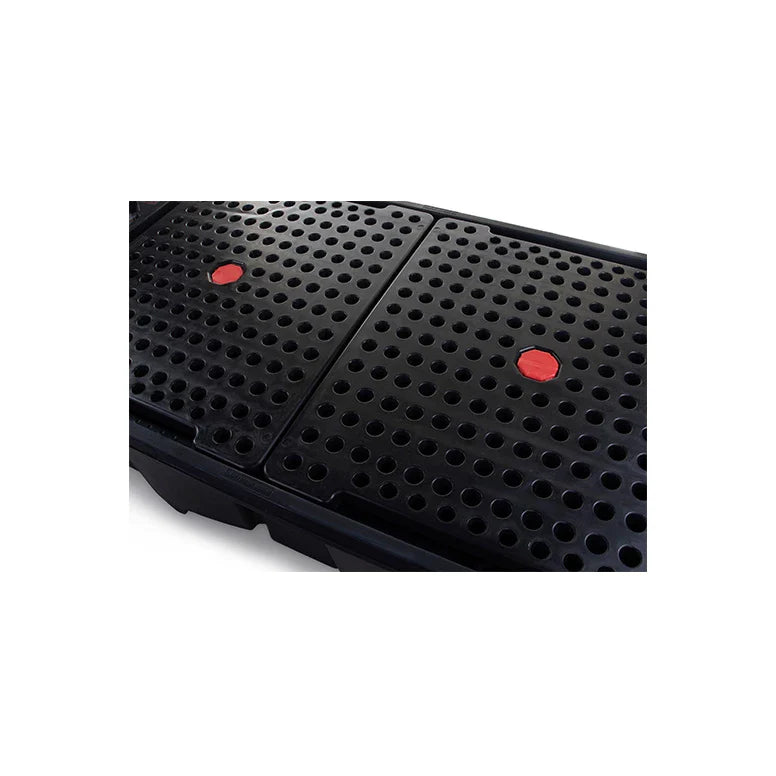 Wanna wychwytowa polietylenowa Topserw 1130 l, IBC 2*1000 l, kratownica, czarny, MEGA