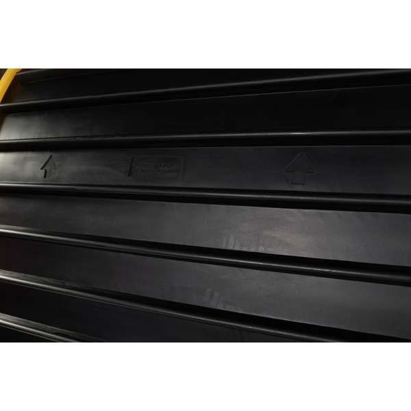 Stanowisko robocze polietylenowa Topserw 485 l, beczka 4*200 l, żółty/czarny, HARDCOVER