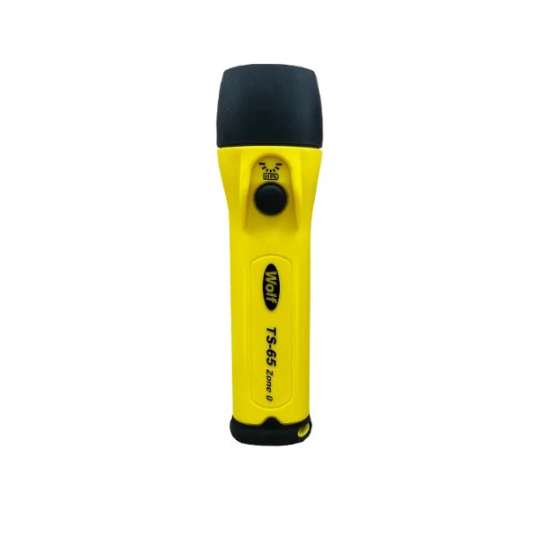 Latarka Ex ATEX Topserw WOLF TS-65 bateryjna, prosta, Zone ‘0’, ‘21’