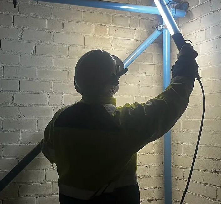 Lampa inspekcyjna Ex ATEX Topserw WOLF TY-300, zasilanie 230 V, kabel 10 m, 2*DLO, Zone ‘1’, ‘21’