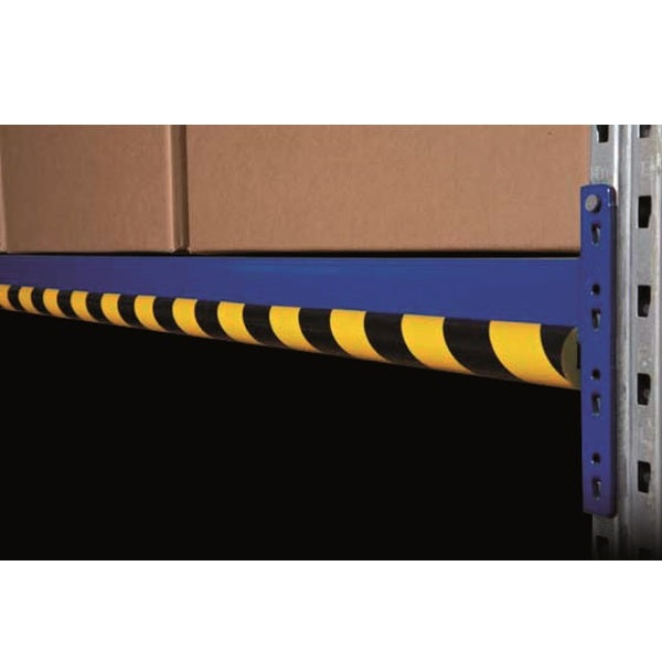 Elastyczny profil ostrzegawczo-ochronny Knuffi, typ A, żółty/czarny, 5000 mm