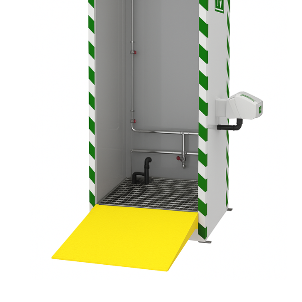 Rampa antypoślizgowa, S*G*W 900*1000*215, GRP, do kabin dekontaminacyjnych STD 31K/32K