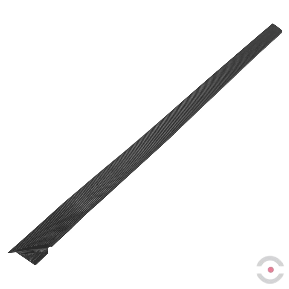 Listwa najazdowa do wykładzin przemysłowych, Skywalker, obrzeże żeńskie, 91 cm, obszar suchy, czarny
