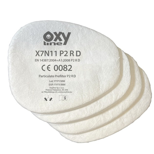 Zestaw ochronny OxyPro Painter Basic (półmaska S+pochłaniacz+prefiltry+pokrywy), wiaderko