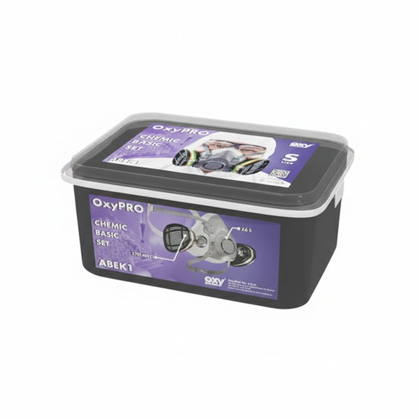 Zestaw OxyPro Chemic Basic (półmaska L + pochłaniacz) wiaderko