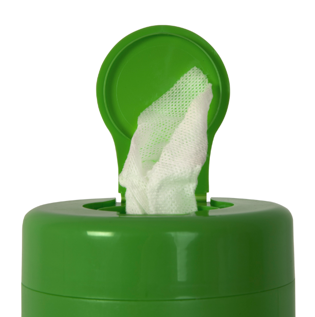 Ściereczka czyszcząca, nawilżona DIRTEEZE Rayon Bamboo 26*20 cm, tuba dozująca, 80 szt.