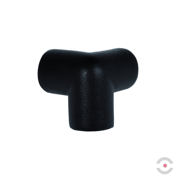 Narożnik ochronny blatu Knuffi, typ A3D, 3 wymiarowy, czarny