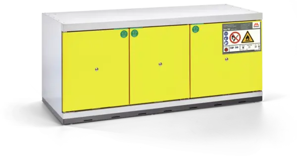 Szafa ognioodporna Topserw UNDER-90 XL, 2 tace, drzwi PSH żółte, UTS, 90 min