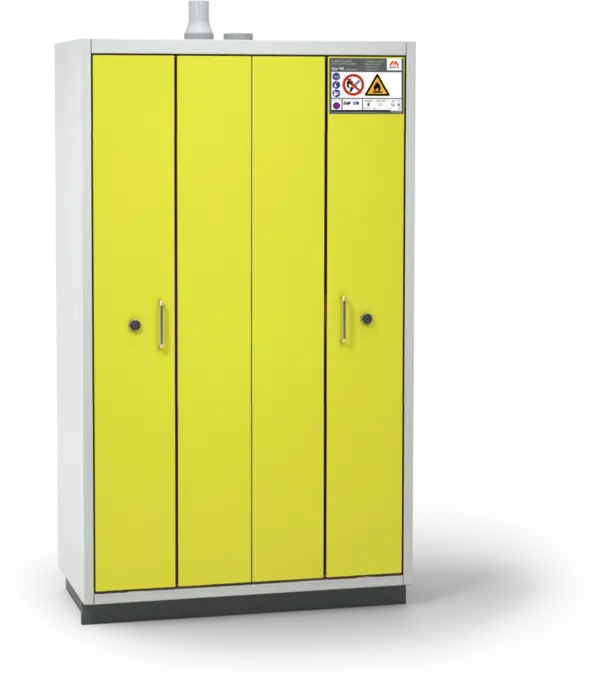 Szafa ognioodporna Topserw SAFE-90 XL-2, 8 półek, drzwi FSC żółte, PREMIUM, 90 min