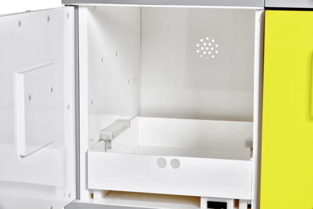 Szafa kombinowana Topserw COMBI-90 UTS LD, drzwi CLA żółte/szare, HSC, 90 min