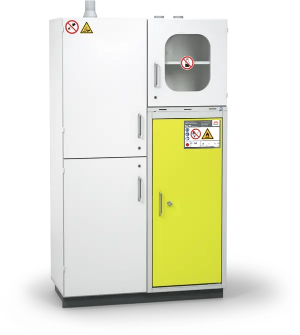 Szafa kombinowana Topserw COMBI-90 XL, drzwi CLA żółte/szare, HSC, 90 min